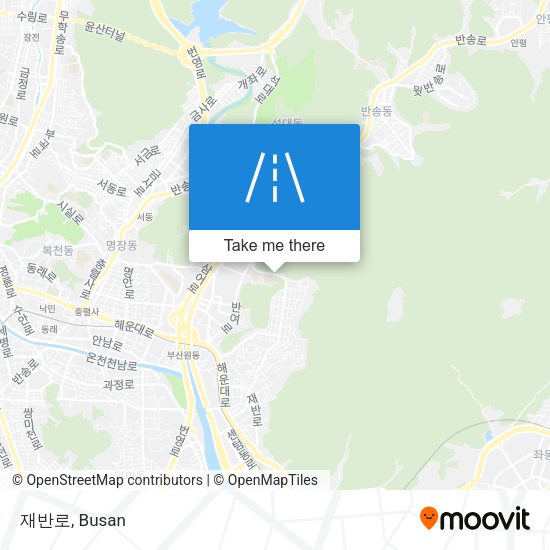 재반로 map
