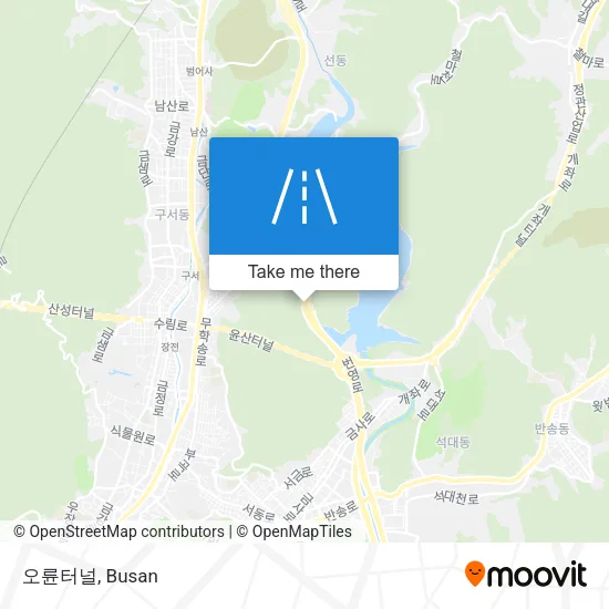 오륜터널 map