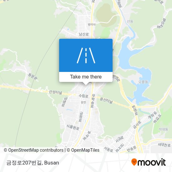 금정로207번길 map