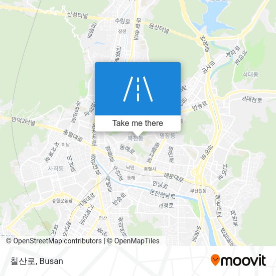 칠산로 map
