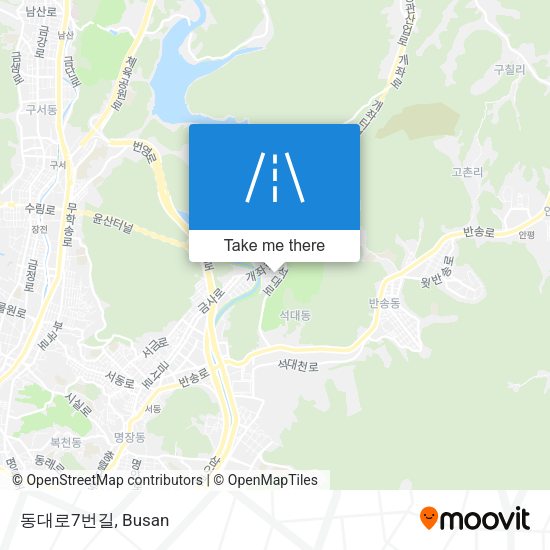 동대로7번길 map