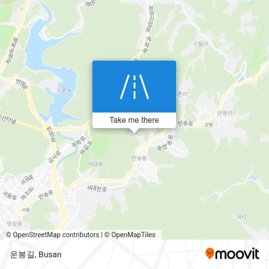 운봉길 map