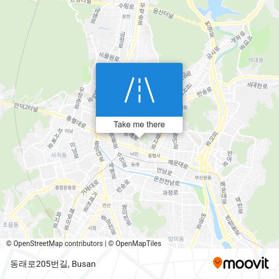 동래로205번길 map