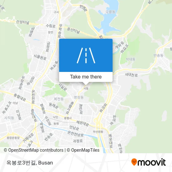 옥봉로3번길 map