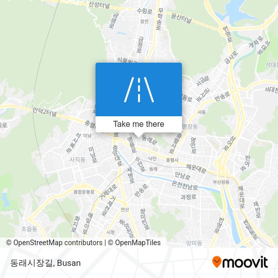 동래시장길 map