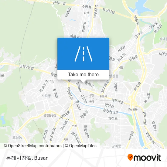 동래시장길 map