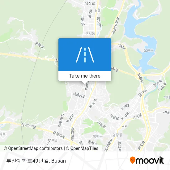 부산대학로49번길 map