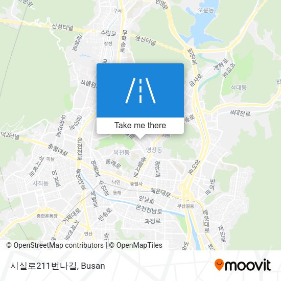 시실로211번나길 map