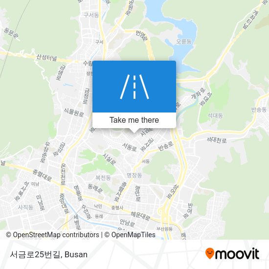 서금로25번길 map