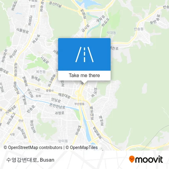 수영강변대로 map