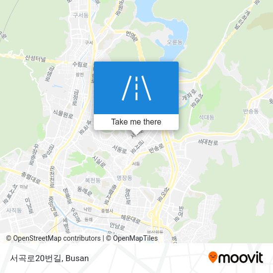 서곡로20번길 map