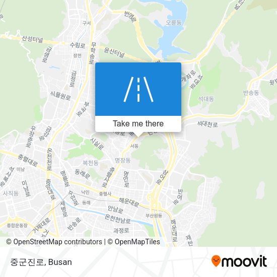 중군진로 map