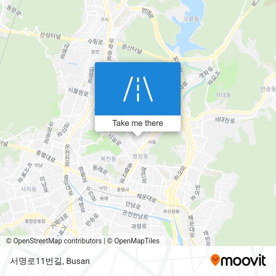 서명로11번길 map
