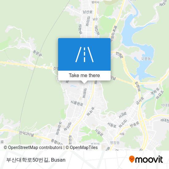 부산대학로50번길 map
