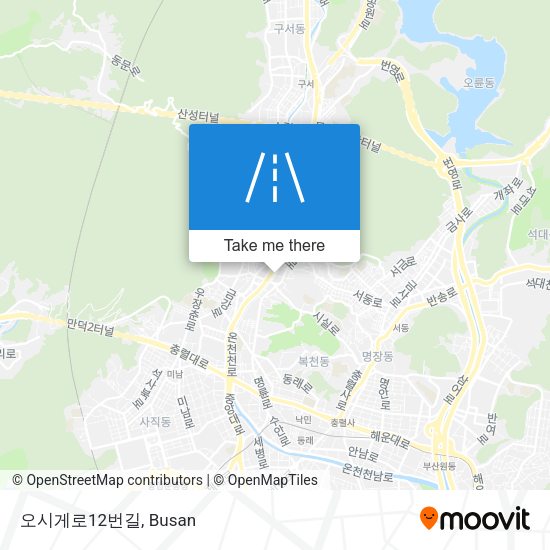 오시게로12번길 map