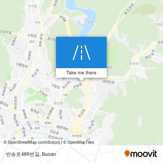 반송로489번길 map