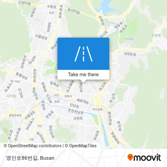 명안로86번길 map