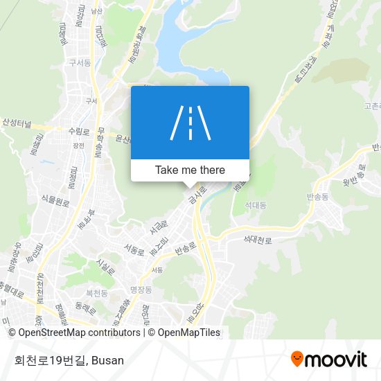 회천로19번길 map