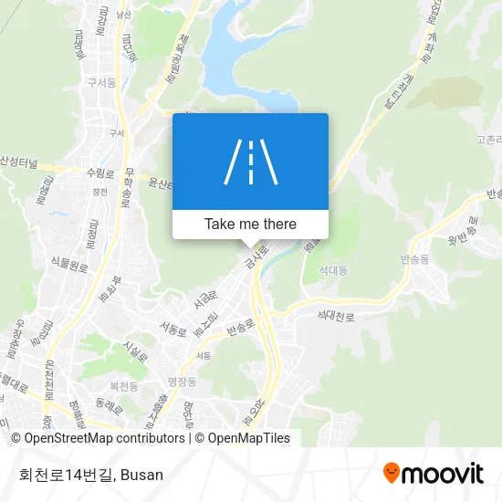 회천로14번길 map