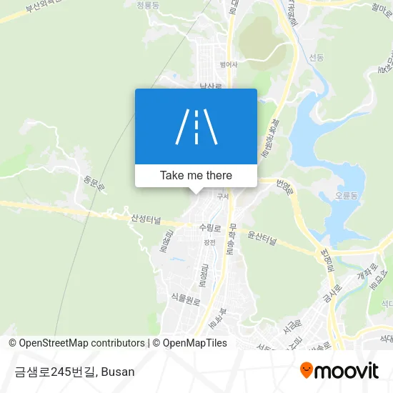 금샘로245번길 map
