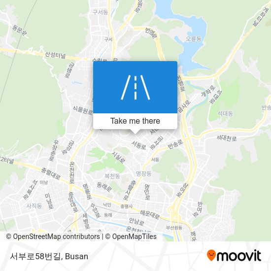 서부로58번길 map