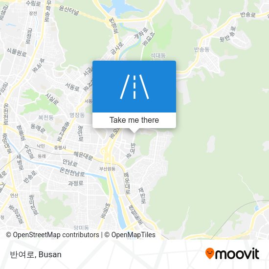 반여로 map
