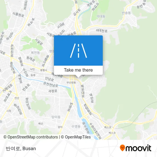 반여로 map