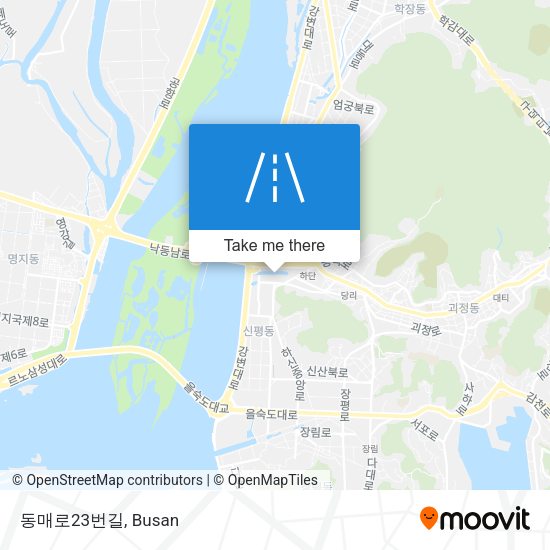 동매로23번길 map