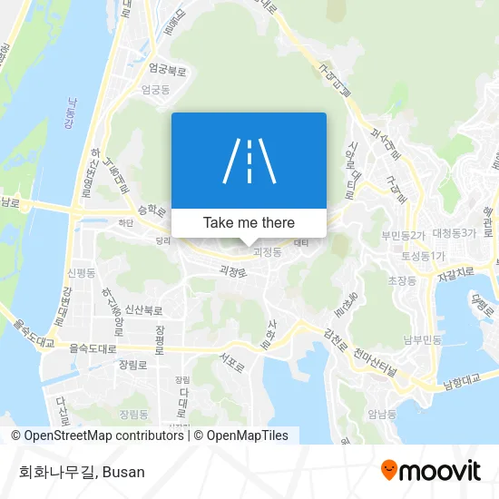 회화나무길 map