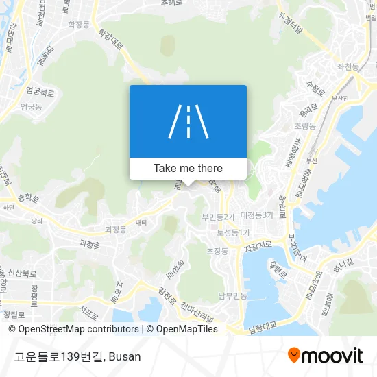 고운들로139번길 map