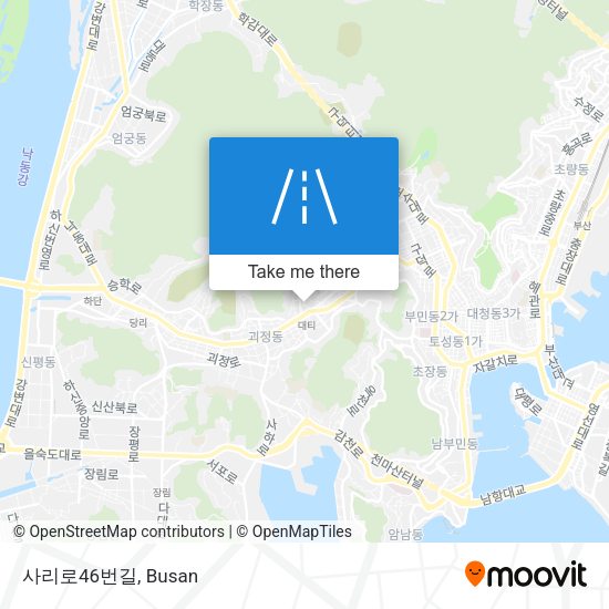 사리로46번길 map