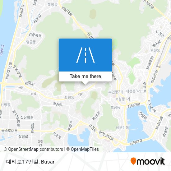 대티로17번길 map