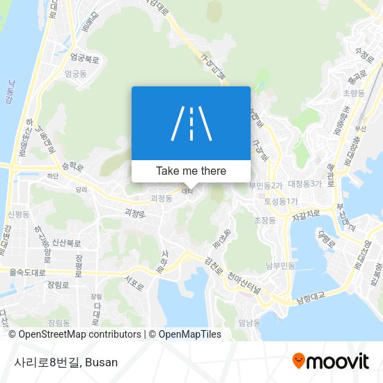 사리로8번길 map