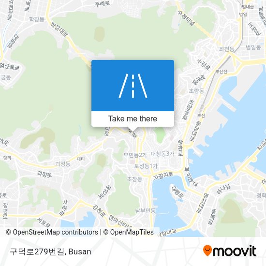 구덕로279번길 map