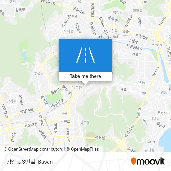 양정로3번길 map