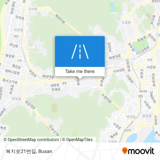 복지로21번길 map