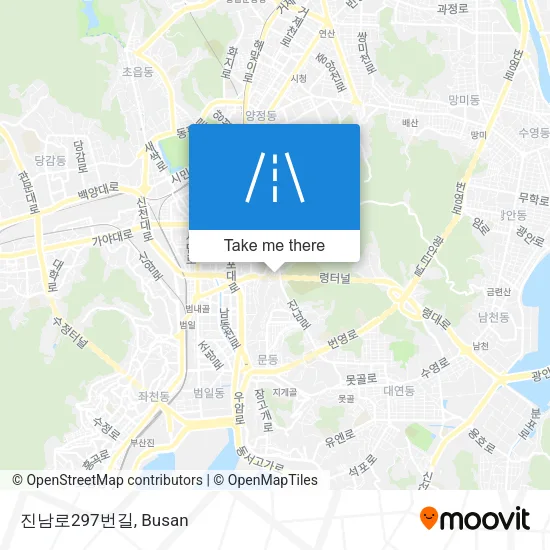 진남로297번길 map