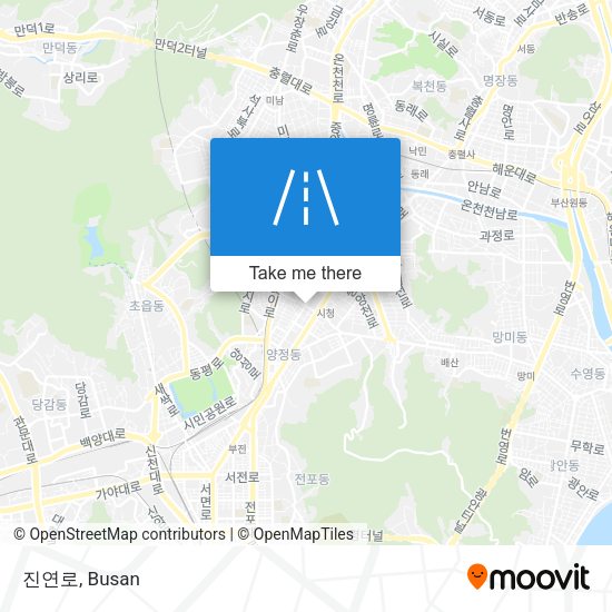 진연로 map