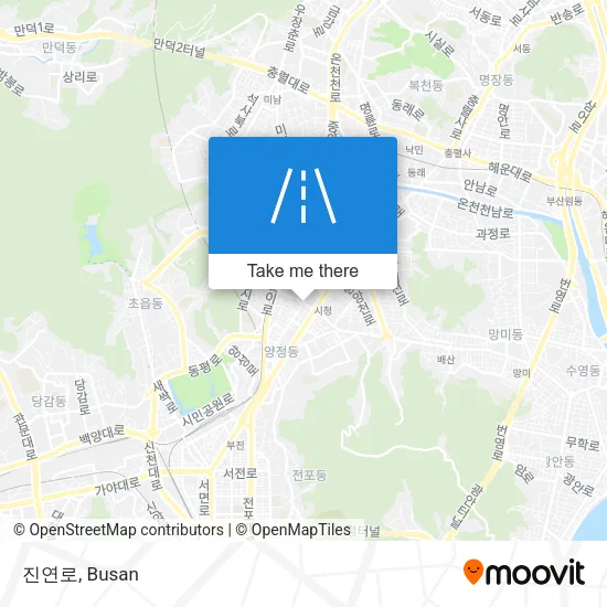 진연로 map