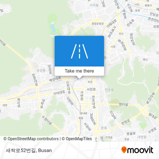 새싹로52번길 map