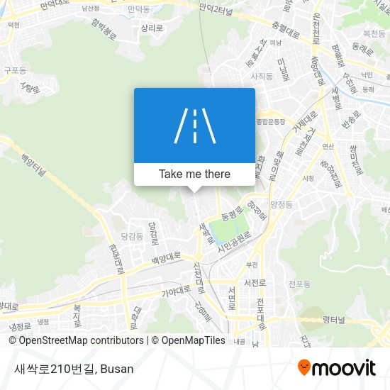 새싹로210번길 map