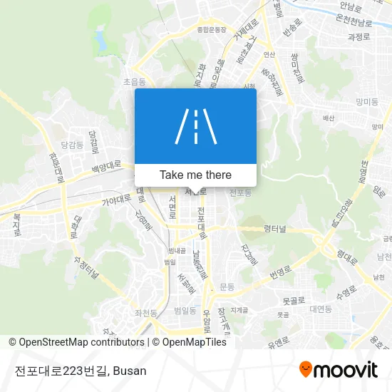 전포대로223번길 map