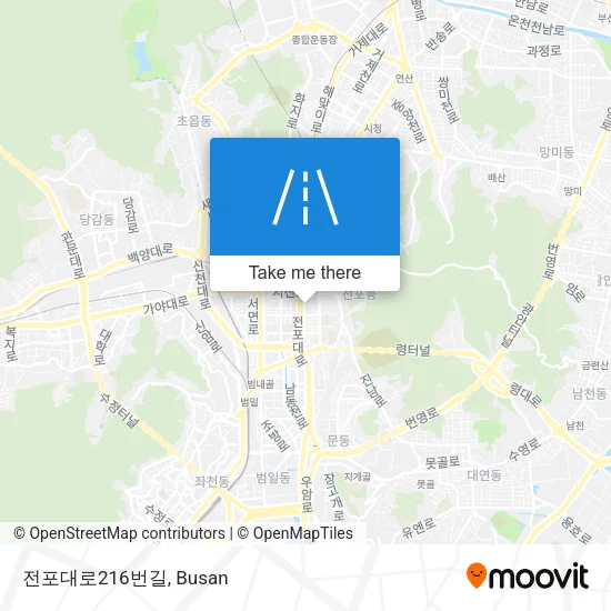 전포대로216번길 map
