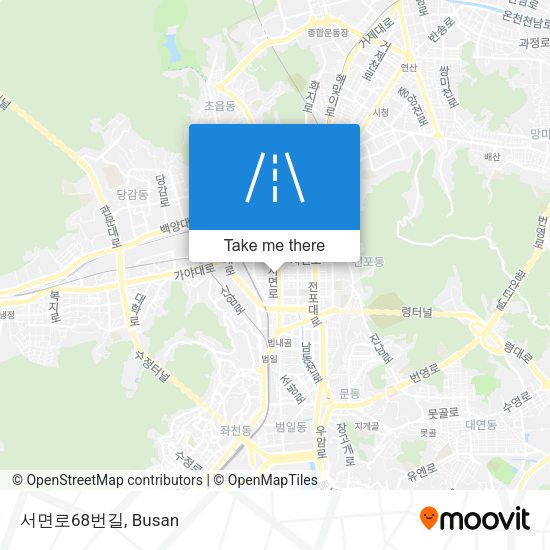 서면로68번길 map