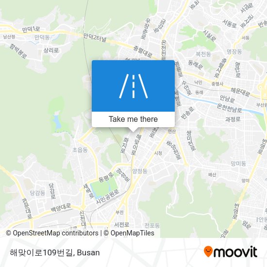 해맞이로109번길 map