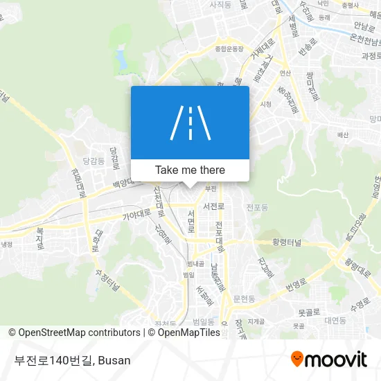 부전로140번길 map