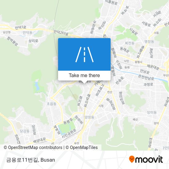 금용로11번길 map