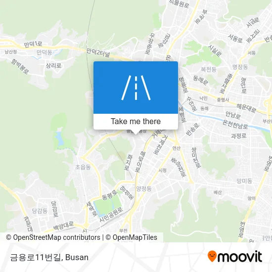 금용로11번길 map