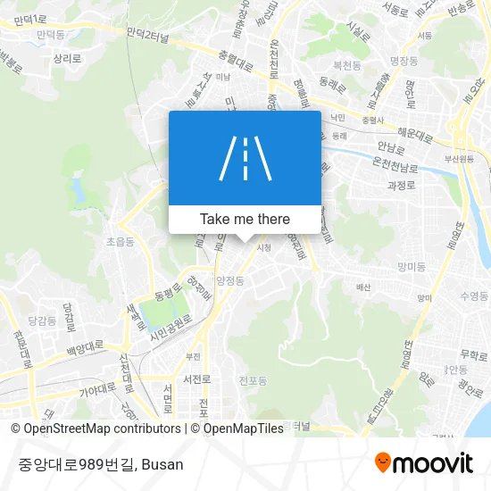 중앙대로989번길 map