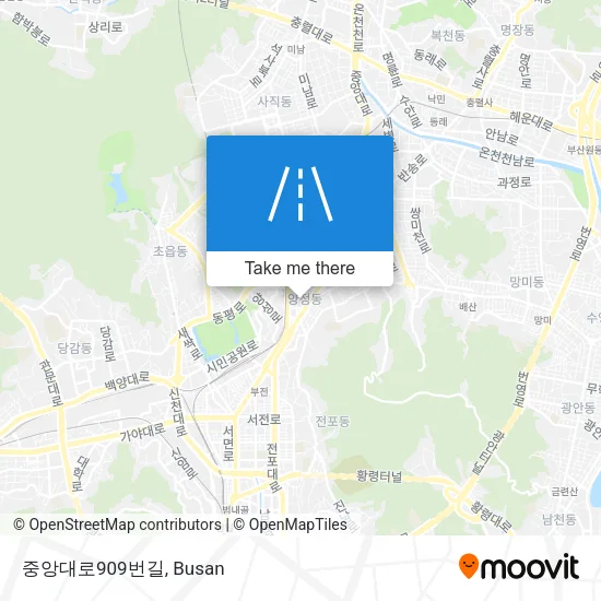 중앙대로909번길 map